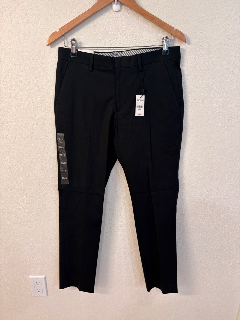 Express Dress Pants - NWT 28 x 30 Black